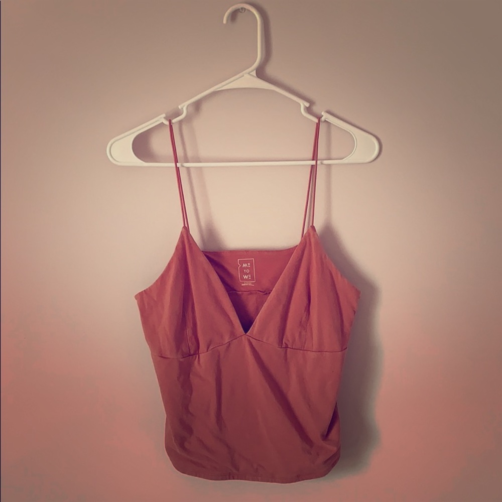 pacsun pink tank top